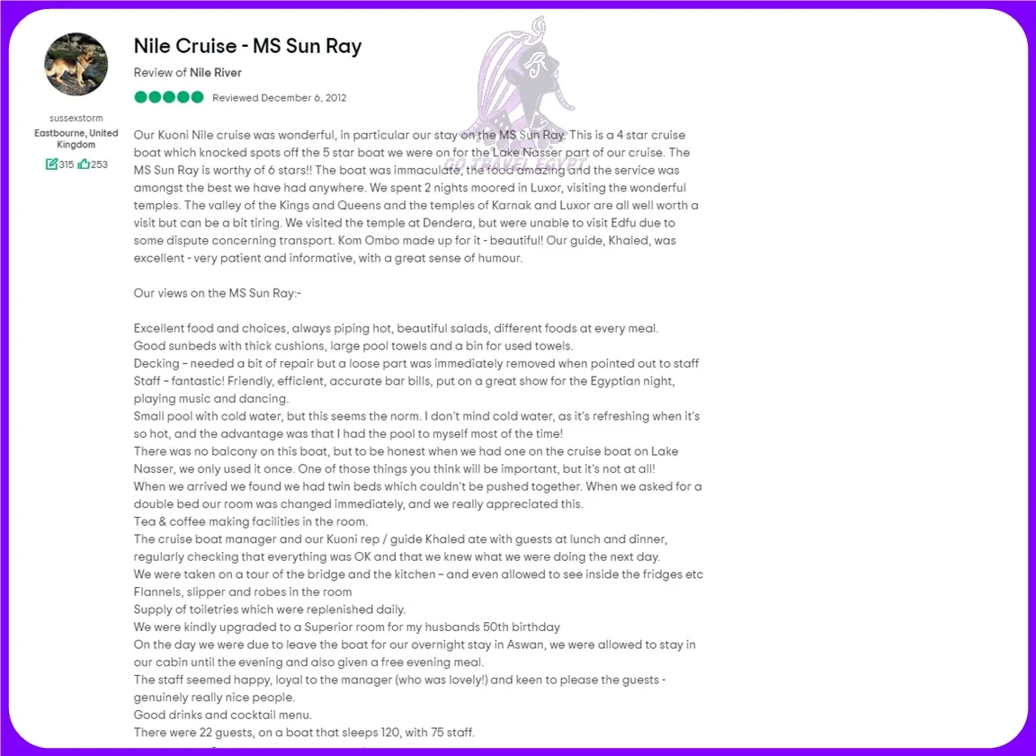 102-Sunray-Nile-Cruise-reviews
