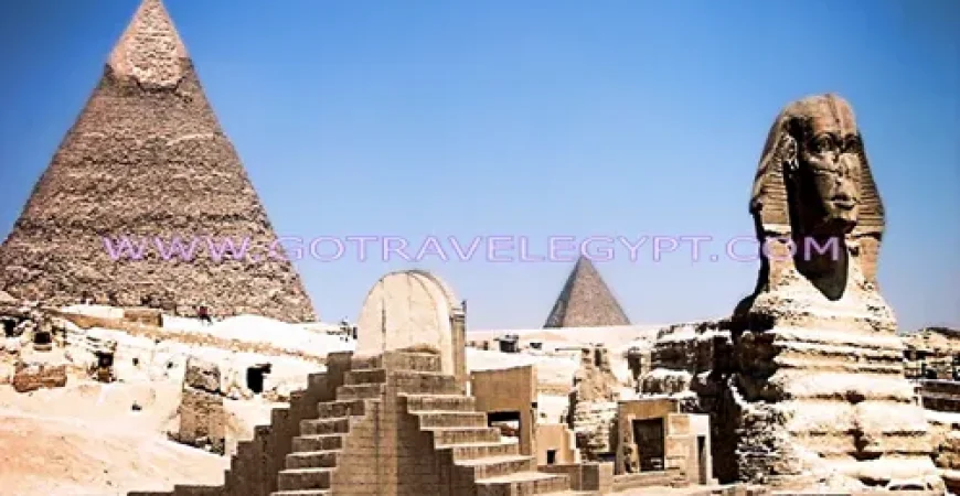 Pyramids and Sphinx