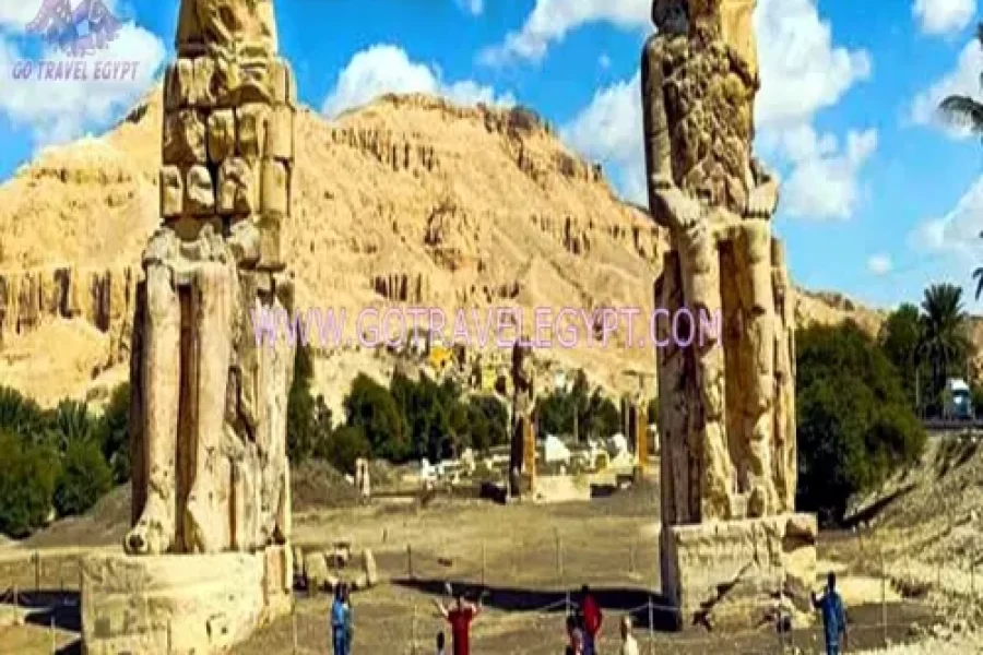 The two Colossi of Memnon