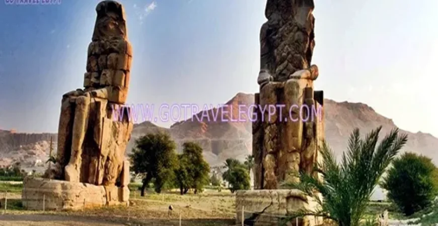 The two Colossi of Memnon