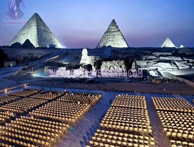 Sound and light show at Giza Pyramids