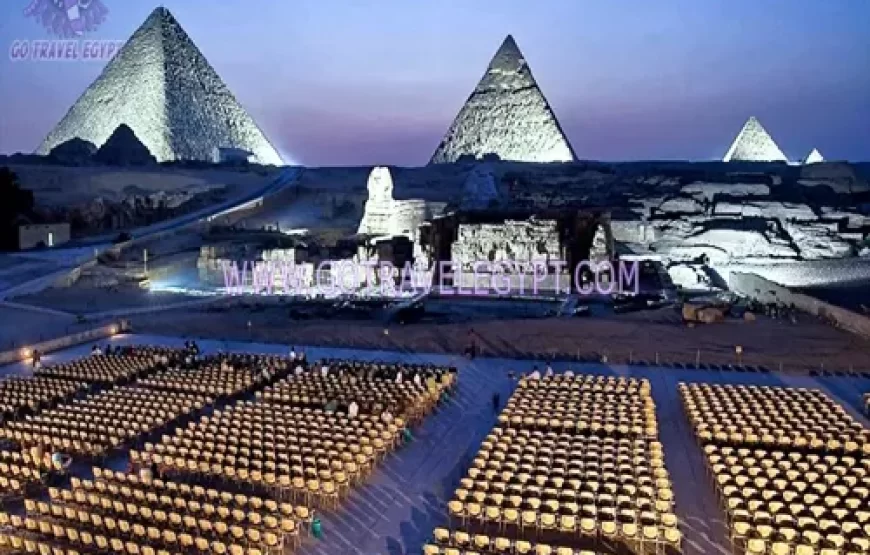 Sound and light show at Giza Pyramids